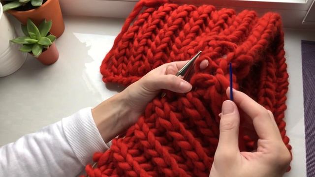 Сшить снуд английской резинкой смотреть онлайн