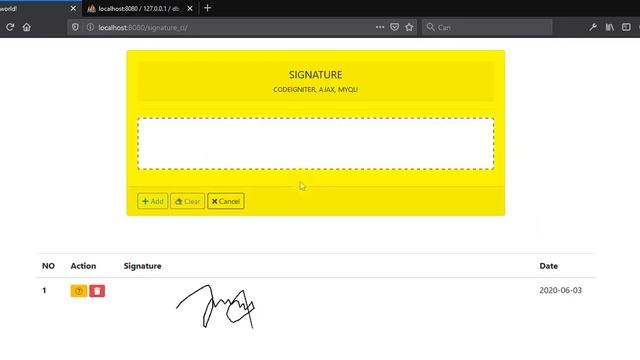 Tanda tangan digital di codeigniter ajax & mysqli (signature pad) смотреть онлайн