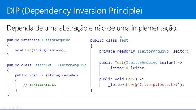 SOLID: DIP - Dependency Inversion Principle (Princípio da Inversão de Dependência) смотреть онлайн