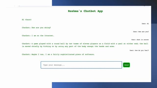 Intelligent Python AI ChatBot || It's My ChatBot || Artificial Intelligence смотреть онлайн