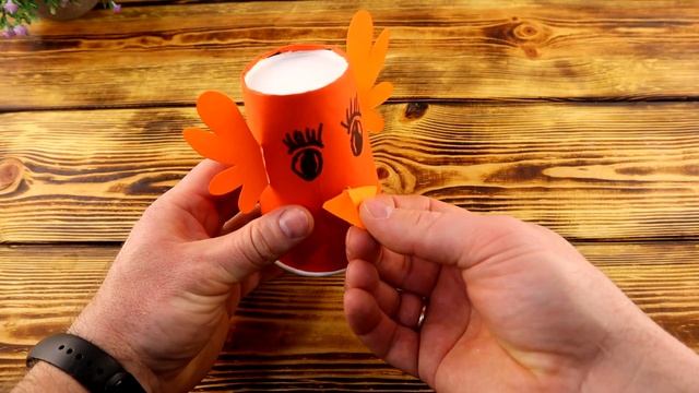 Дети в восторге! Сделал интересную игрушку из бумажного стакана. смотреть онлайн