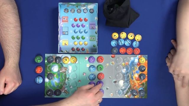 BUBBLE POP - дуэльная настольная игра три в ряд / летсплей OMGames