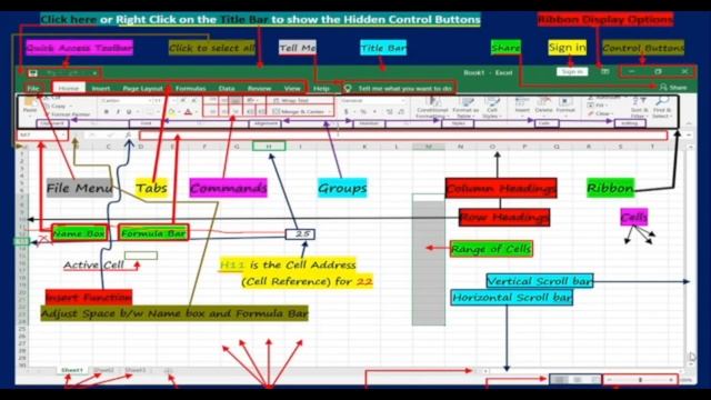 Microsoft Excel 2019 Interface смотреть онлайн