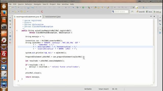 Curso de Java POS - Sesión Nro.13.4 - Operaciones SQL - PreparedStatement смотреть онлайн