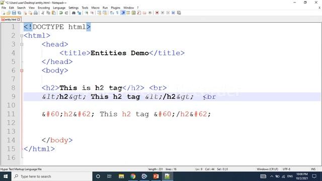 Entities in html | HTML Entities in Telugu | Character Entities in HTML|HTML for beginners | HTML смотреть онлайн