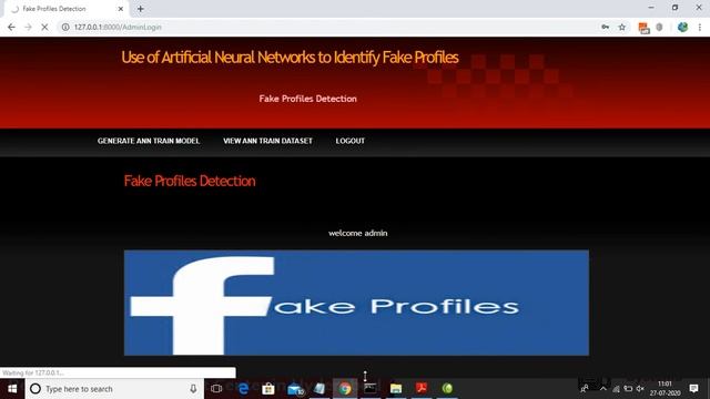 Use of Artificial Neural Networks to Identify Fake Profiles смотреть онлайн