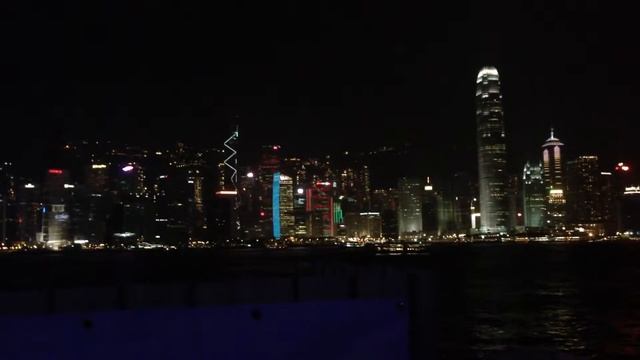 Лазерное шоу в Гонконге. Ежедневно! Вечером. смотреть онлайн