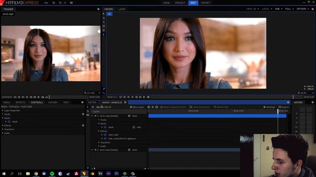 #7 HitFilm 3 Express - Animacja Maski | Poradnik ▪ Tutorial