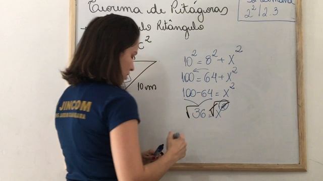 Exemplo 2 teorema de pitágoras смотреть онлайн
