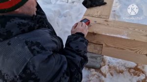 обвязка из лиственницы.