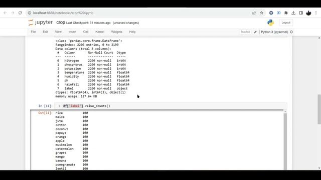 Machine Learning Project | Crop Recommendation System | Python Project | Part 1| #pythonprojects смотреть онлайн