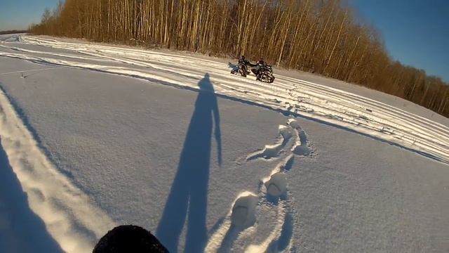 Покатушки от первого лица на квадроцикле CF MOTO X8 с гусеницами Stels смотреть онлайн