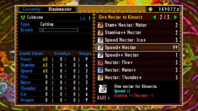 Monster Hunter 4 Ultimate Tutorial - Upgrading the Insect Glaive (Kinsect) смотреть онлайн