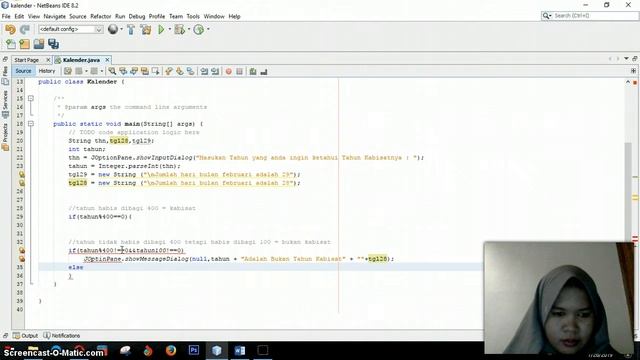 calendar kabisat menggunakan java смотреть онлайн