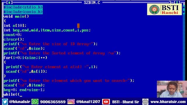 What is Binary Search | Live Coding Style -2 | Data Structures Tutorials | Algorithm | Online смотреть онлайн