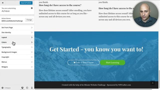 WordPress theme settings tutorial - How To Create An Online Course Website смотреть онлайн