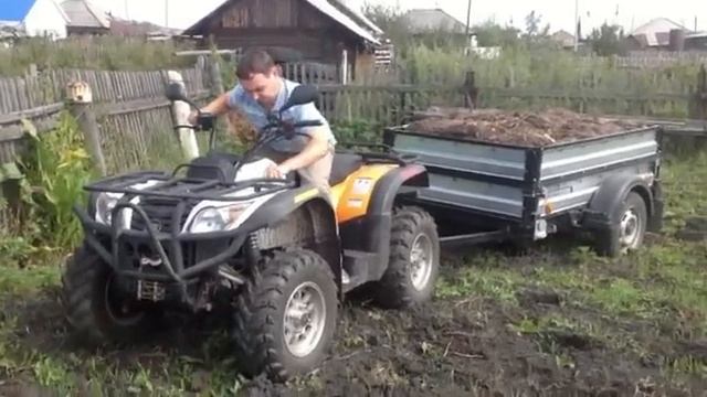Прицеп "Крепыш" в работе смотреть онлайн