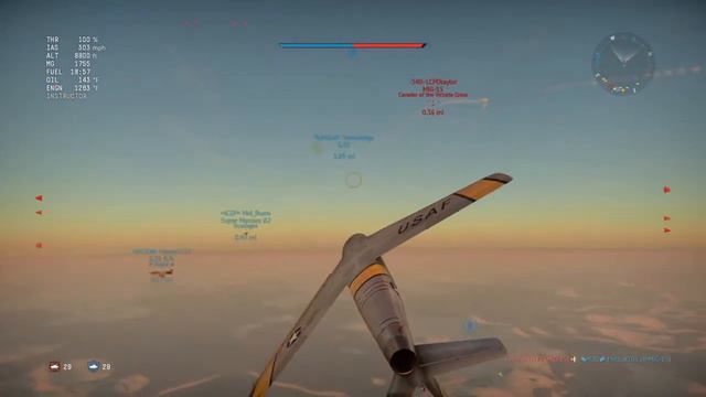 War Thunder - F-86A-5 "Im Sorry Little One" смотреть онлайн