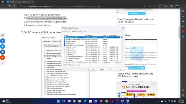 Service Host: DCOM Server Process Launcher High CPU, Memory Usage