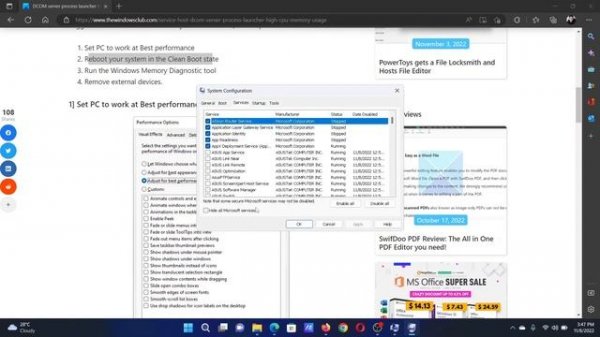Service Host: DCOM server process launcher high CPU, Memory usage