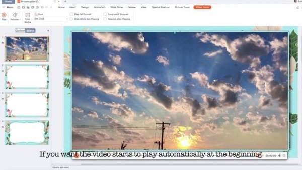 [WPS Office] PPT 1.6: How to insert Video/Audio/Background Music in WPS Presentation [Tutorial]