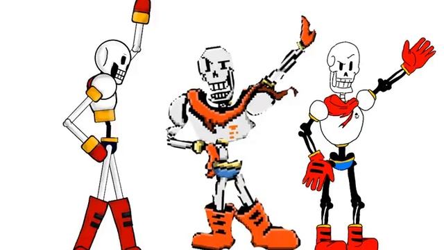 Рисуем Мультфильмы-Не надо злить Папайруса(Bonetrousle meme) смотреть онлайн