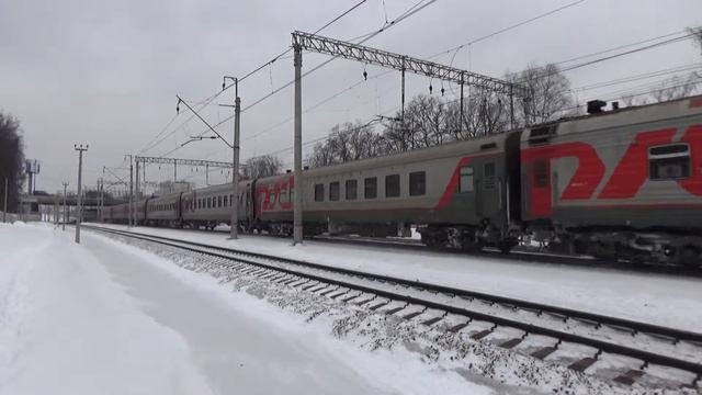 ЭД4М-0387 "Экопоезд","РЭКС","Фёдор Чижов",ЧС7-264 смотреть онлайн