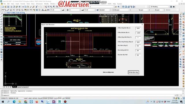 Vẽ bảng đáy cống hở bằng VBA autocad смотреть онлайн