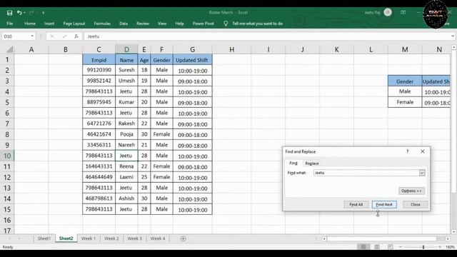 How To Use Find | Replace | Find Next & Replace in Excel | find and replace function in excel смотреть онлайн