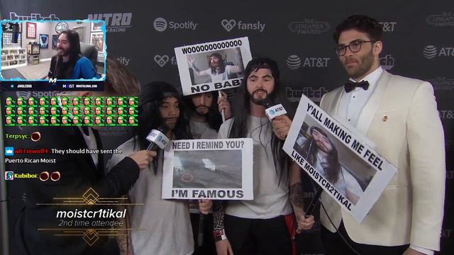 The MoistCr1tikal(s) are back at the Streamer Awards - The Charlie(s) are pissed смотреть онлайн