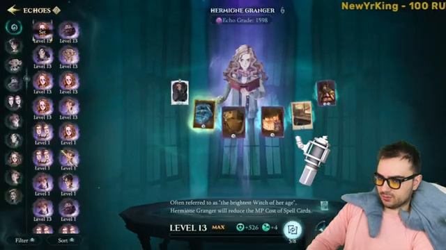 ЛУЧШИЕ КАРТЫ НА ГЕРМИОНУ ОТ ТОП 4 ЕГИПТА :D. Harry Potter Magic Awakened смотреть онлайн