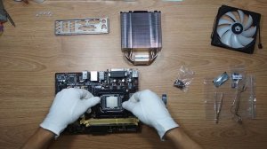 Установка башенного кулера процессора - как правильно накинуть систему охлаждения.