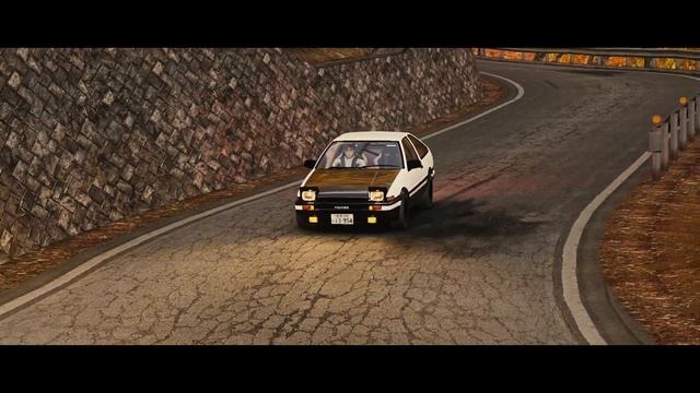 Irohazaka Downhill ★ Takumi Fujiwara AE86 ★ Assetto Corsa смотреть онлайн