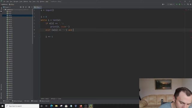Решение задачи «32B. Азбука Борзе» с сайта codeforces.com на python смотреть онлайн