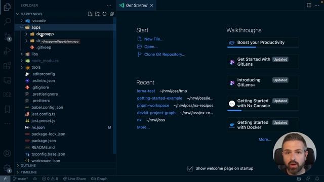 Nx in 100 seconds: Setup a new Nx workspace using its presets смотреть онлайн