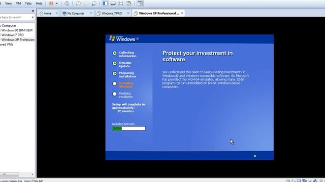 How to install Windows XP x64 Edition in VMware смотреть онлайн