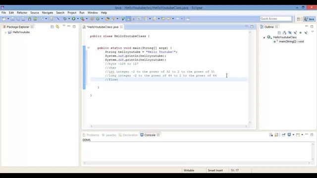 Java Programming Tutorials #2 - Variables смотреть онлайн