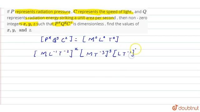 If `P` represents radiation pressure , `C` represents the speed of light , and `Q` represents ra... смотреть онлайн