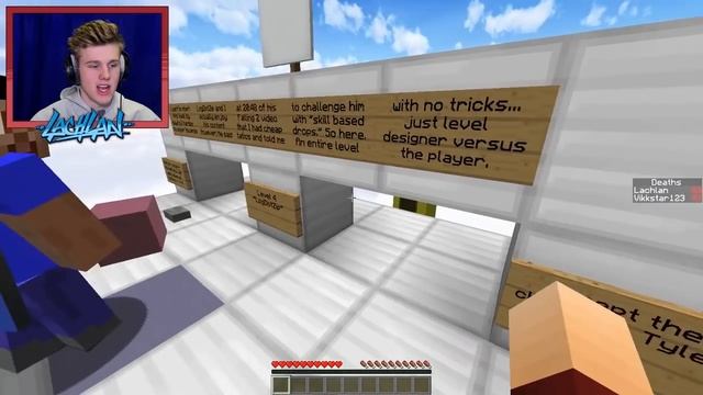 MINECRAFT DROPPER RACE CHALLENGE! | THE FALLING 3 w/Vikkstar (Minecraft 20 Level Dropper Map) #1 смотреть онлайн