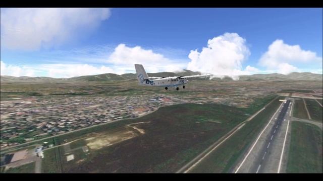 Tribhuvan International Airport Kathmandu Aerial View in GeoFS смотреть онлайн