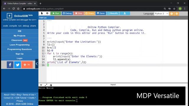 How to do Swapping Number programme in Another Method in Python Programming Language - MDP Versatil смотреть онлайн
