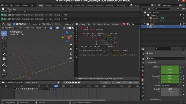 Efectos para juegos o animaciones con Blender 3D y Python, parte 2 смотреть онлайн
