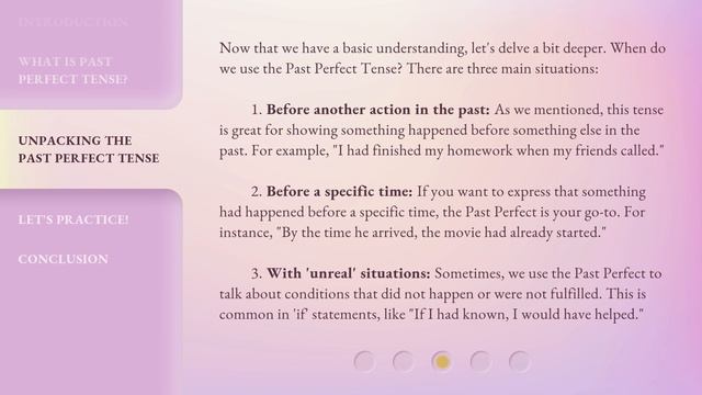 Dive into English: Unlocking the Past Perfect Tense смотреть онлайн