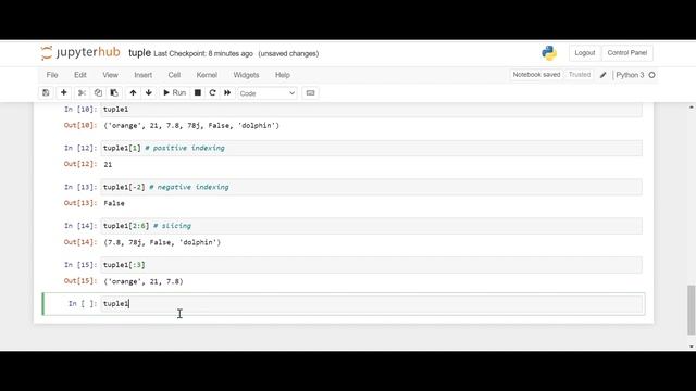 Learn different operations using tuples in python смотреть онлайн