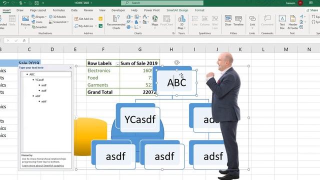 Excel 2019 INSERT TAB & Ribbons Basic Introduction (English) | Lesson 27