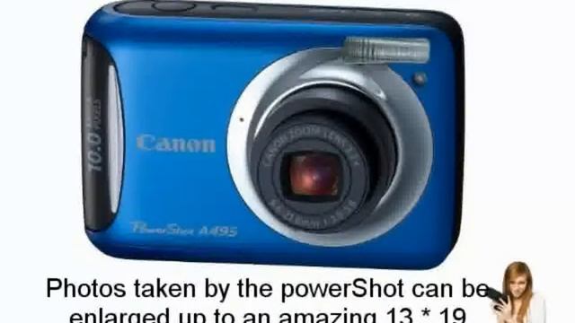Canon PowerShot A495 10.0 MP Digital Camera with 3.3x Optical Zoom смотреть онлайн