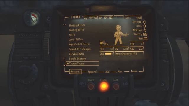 Fallout New Vegas- Thump-Thump (Unique Grenade-Rifle) Location смотреть онлайн