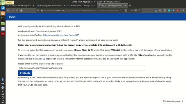 Building Web Applications in PHP by University of Michigan Quiz Week 6 Answer смотреть онлайн