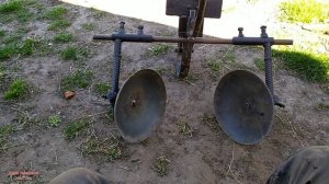 РУЧНОЙ ОКУЧНИК ДЛЯ КАРТОФЕЛЯ ИЗ ГАЗОВОГО БАЛЛОНА В РАБОТЕ