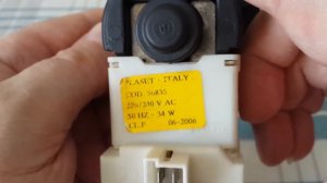 Проверка сливного насоса  стиральной машины Indesit и Ariston